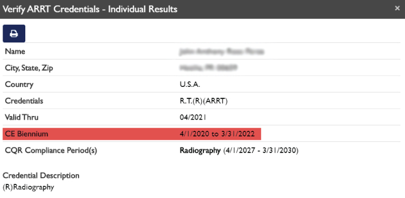 Arrt Exam Online Credential Portal Access