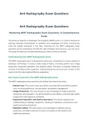 Arrt Rad tech Premium Question Library